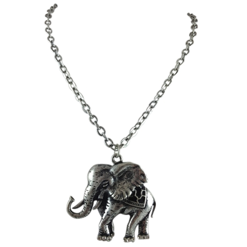 Crystal Elephant Necklace